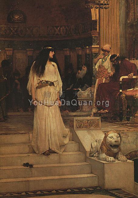 Mariamne Leaving the Judgement Seat of Herod - 约翰·威廉姆·沃特豪斯